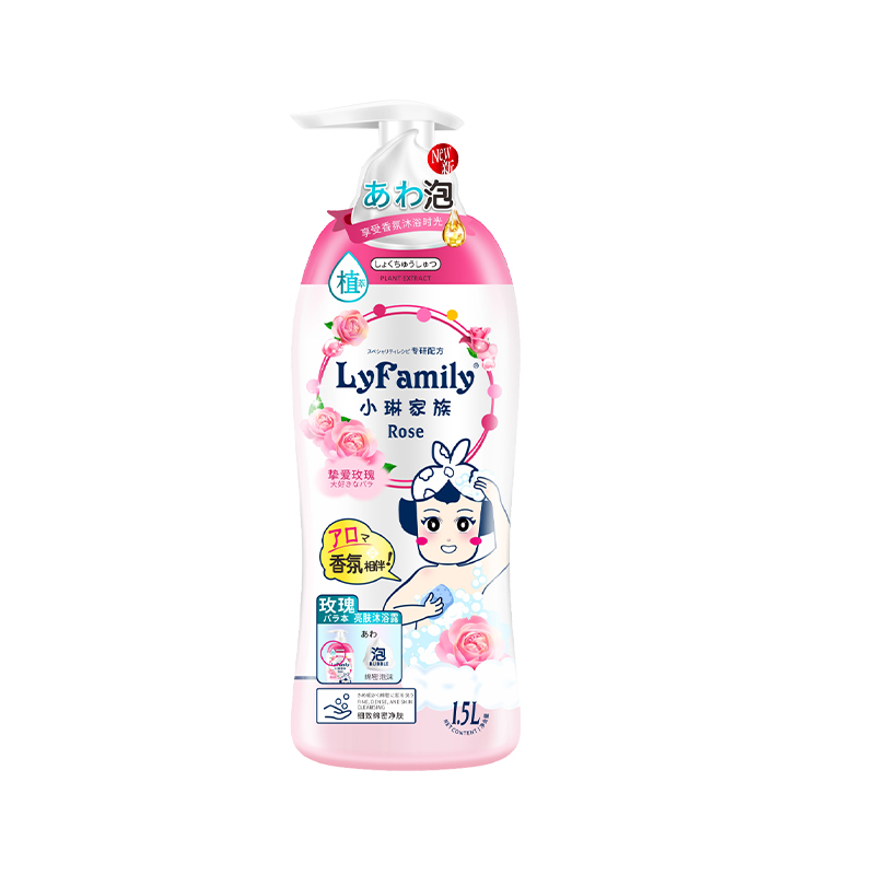 LyFamily Rose Brightening Shower Gel