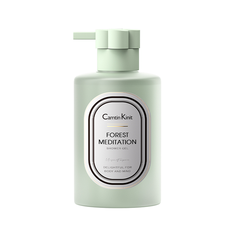 What special care does a mildly formulated shower gel provide for sensitive skin?