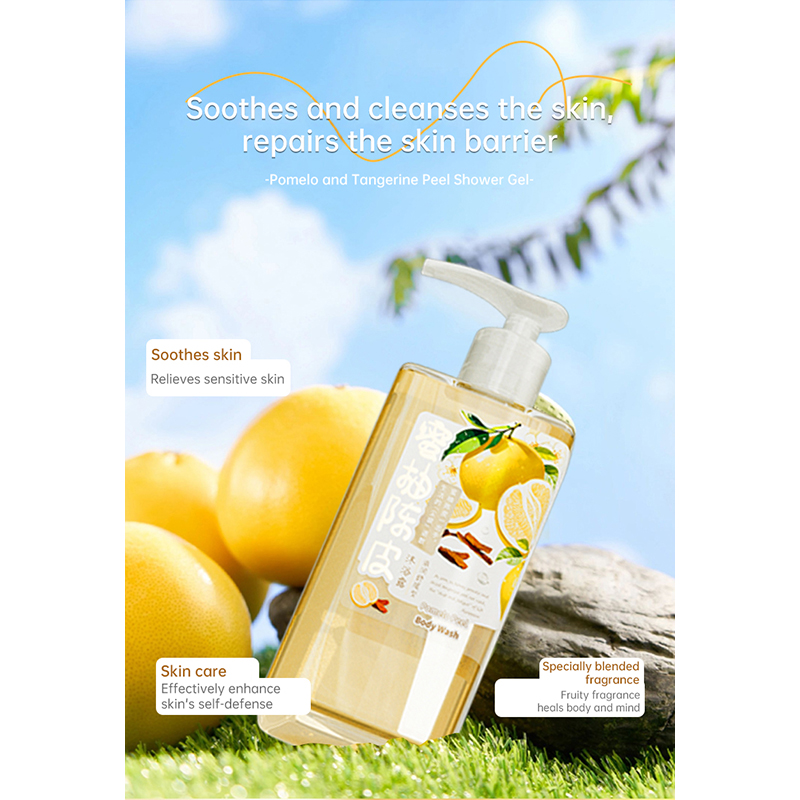 Honey Pomelo and Tangerine Peel Shower Gel (Moisturizing and Soothing)