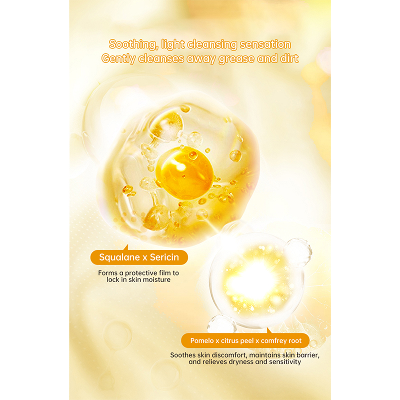 Honey Pomelo and Tangerine Peel Shower Gel (Moisturizing and Soothing)