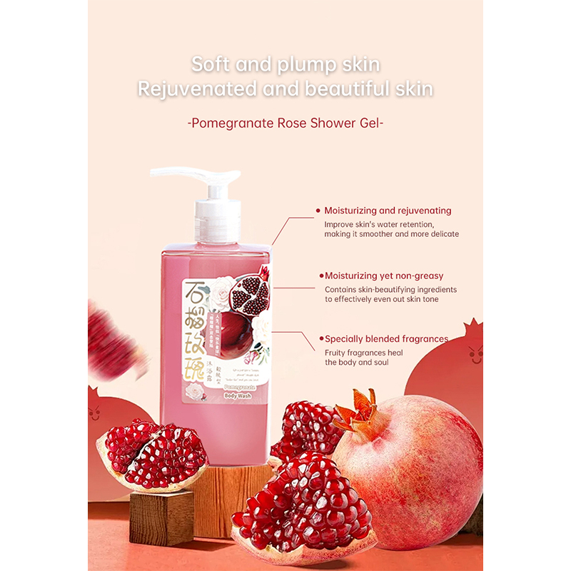 Pomegranate Rose Shower Gel (Skin-Beauty Type)